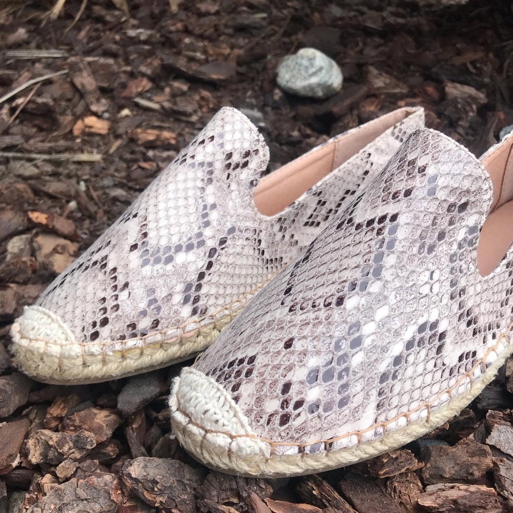 Snake skin espadrilles slip on - Picture 7 of 7